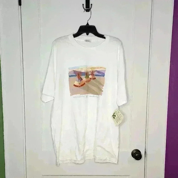 NWT Size XL Warrior Apparel Tipi Shadows Urshel Taylor Native American - Picture 1 of 7